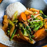 Meal at Hum Vegan Cuisine at Hum Vegan Cuisine in Berlin