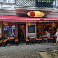 Outside of Hum Vegan Cuisine at Hum Vegan Cuisine in Berlin