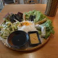 Bun Mam (monster meal with taste of everything on the menu) at Hum Vegan Cuisine in Berlin