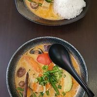 Pho carry soup (#22) at Hum Vegan Cuisine in Berlin