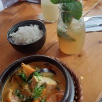 hokkaido pumpkin curry at Hum Vegan Cuisine in Berlin