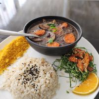 Feijoada at SuBte Vegan in Sao Paulo