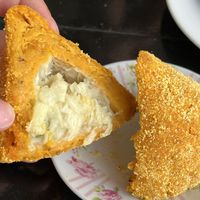 Palm fruit coxina   at SuBte Vegan in Sao Paulo