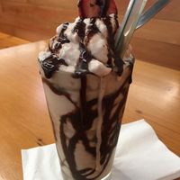 Chocolate-Strawberry Milkshake  at Next Level Burger - Lake Oswego in Lake Oswego