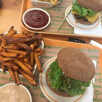 AMAZING!!!! The spicy black bean burger was so good. if you like spicy the jalapeño mayo was to die for.  at Next Level Burger - Lake Oswego in Lake Oswego