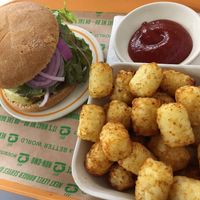 Standard Burger with Tots at Next Level Burger - Lake Oswego in Lake Oswego