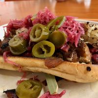 Beyond sausage... im in love!! at Next Level Burger - Lake Oswego in Lake Oswego