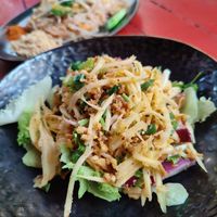 Mango or papaija salad made vegan really good at Tai Boh in Tallinn