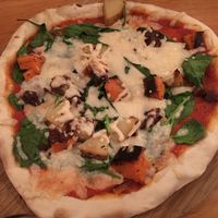 The one potato, two potato pizza  at The Stable in Bath
