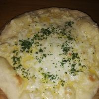 Cheezey garlic bread at The Stable in Bath