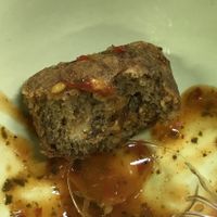 Spinach dumpling and chilli sauce at Zionly Manna in South East London