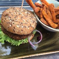 Vegan Burger at Hans im Glück in Mainz