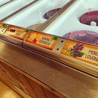 So many choices! at Heladeria La Nativa in Fuerteventura