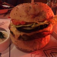 Seitan burger at The Deaf Institute Bar and Kitchen in Manchester