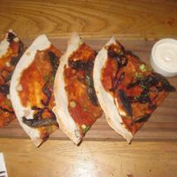 Pizza at The Deaf Institute Bar and Kitchen in Manchester