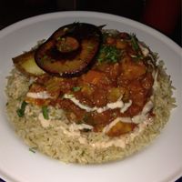 Moroccan tagine  at The Deaf Institute Bar and Kitchen in Manchester