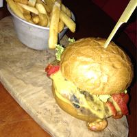 Seitan Burger  at The Deaf Institute Bar and Kitchen in Manchester