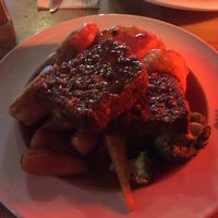 sunday vegan roast - yummmmy!! at The Deaf Institute Bar and Kitchen in Manchester