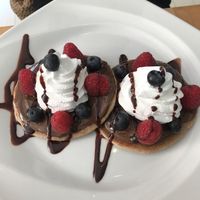 Pancakes with Nutella  at Great Bistro in Budapest