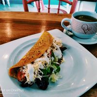 Chickpea Omlette at Great Bistro in Budapest