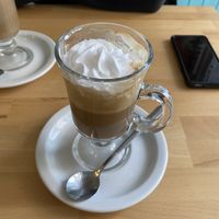 Caramel latte at Great Bistro in Budapest