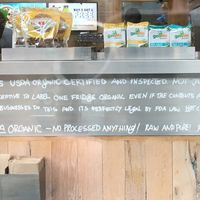 Sign in store at Juice Press - Hell's Kitchen in New York City