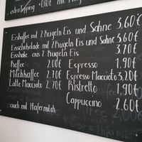 Getränke at Kontor Eismanufaktur in Greifswald