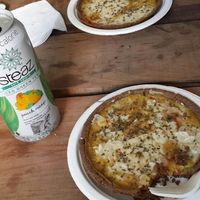 Vegan quiche at Planta Maestra - Vitacura in Santiago