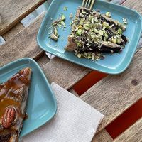 Dessert was delicious  at O Xexexe in Costa Da Caparica