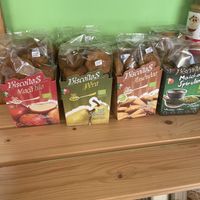 Selection of biscuits at Alfarroba Cafe in Albufeira