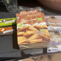 Selection of packaged cookies/bars  at Alfarroba Cafe in Albufeira
