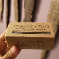 Organic soap at Alfarroba Cafe in Albufeira