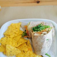 Wrap Tofu at Alfarroba Cafe in Albufeira