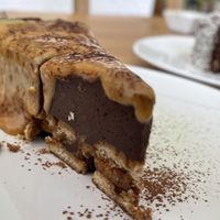 Tarte de cacau  at Alfarroba Cafe in Albufeira