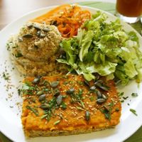 Dish of the day at Alfarroba Cafe in Albufeira