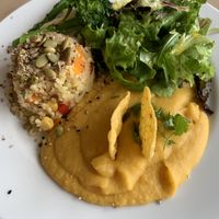 Main dish. So good!!  at Alfarroba Cafe in Albufeira