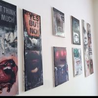 artsy at Alfarroba Cafe in Albufeira