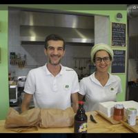 The sweet staff at Alfarroba Cafe in Albufeira