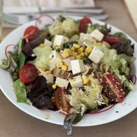 Tofu saladd  at Alfarroba Cafe in Albufeira