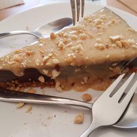 Tarte at Alfarroba Cafe in Albufeira