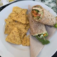 Wrap at Alfarroba Cafe in Albufeira