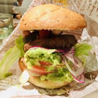 Vegan Mexican Burger.  at Mr. Farmer - Shinjuku in Tokyo