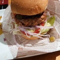 Mexican burger at Mr. Farmer - Shinjuku in Tokyo