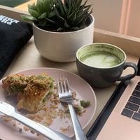 pistachio croissant   at Hey Plant Bae in Edinburgh