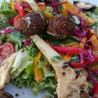 falafel salad at Monkey in Chamonix-mont-blanc