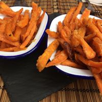 Sweet potato fries  at Monkey in Chamonix-mont-blanc