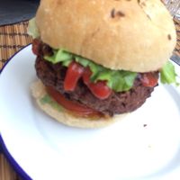 Vegan mougli burger  at Monkey in Chamonix-mont-blanc