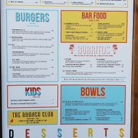 Menu at Monkey in Chamonix-mont-blanc