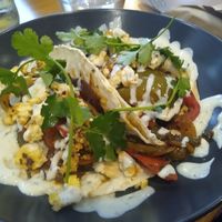 Fajita special with tofu at Ich Bin So Frey in Landau