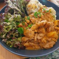 Goulash special of a week  in September very yummy at Ich Bin So Frey in Landau